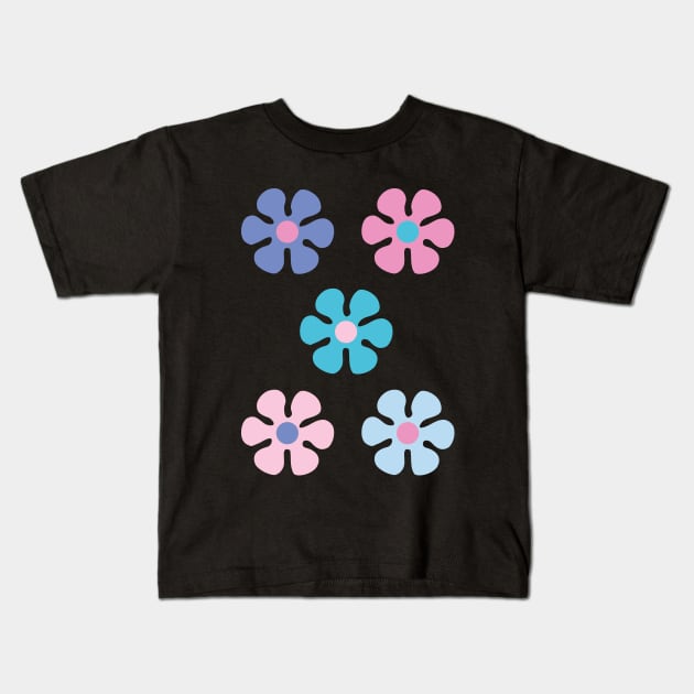 Pastel Daisies Kids T-Shirt by daisydebby